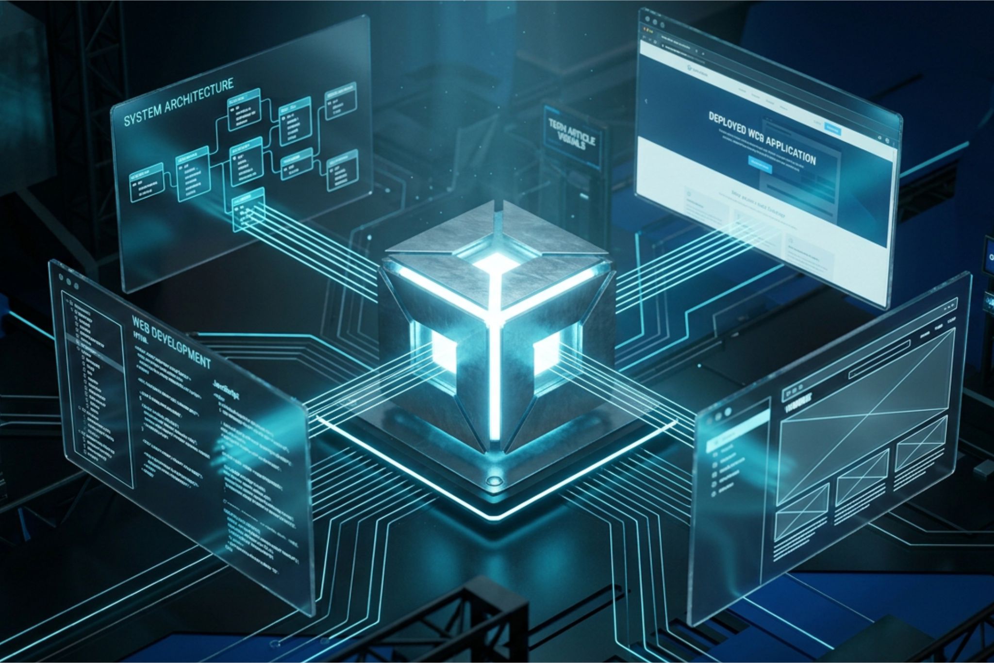 Imagen digital que inspira la evolución de WordPress a arquitectura Headless | Grupo Milos